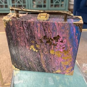 Up cycled cigar box purse